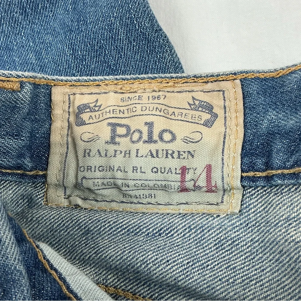 Polo Ralph Lauren ‎ Boys Size 14 Straight Leg, Adjustable Waist, Blue Jeans